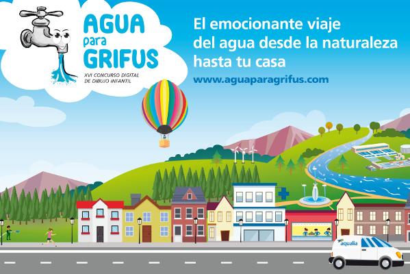 El viaje imaginario del agua desde la naturaleza hasta nuestros grifos